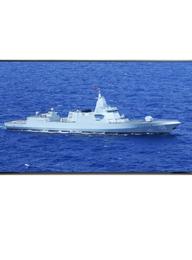 军舰055导弹驱逐舰挂画