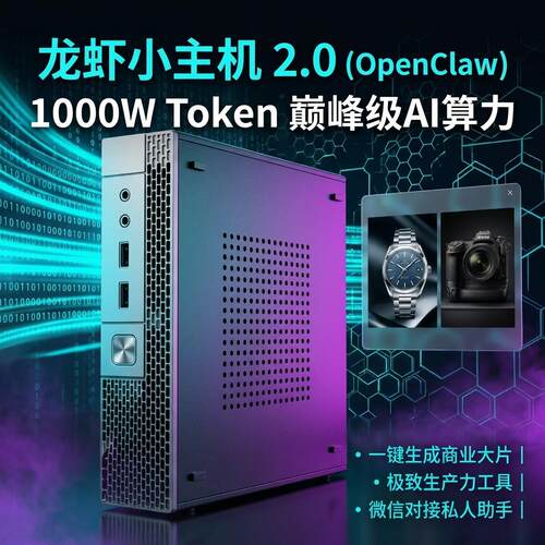 OpenClaw小龙虾迷你智能体Ai主机大模型切换开箱即用远程技术支持
