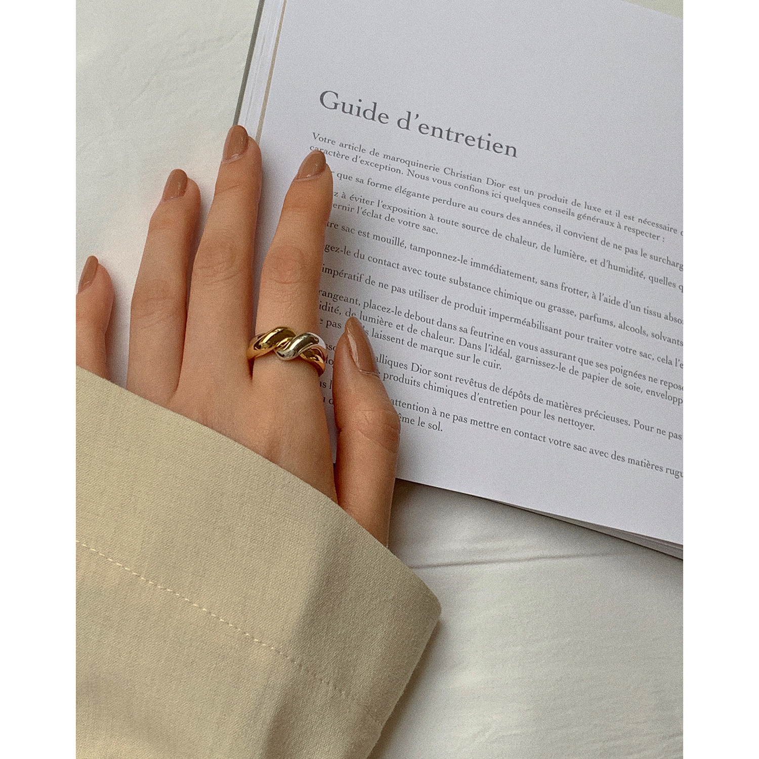 立体缠绕开口戒指MARYMEACCS925