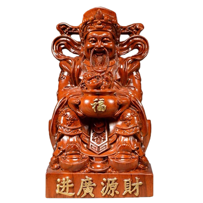 木雕佛像客厅开业送礼文财神爷