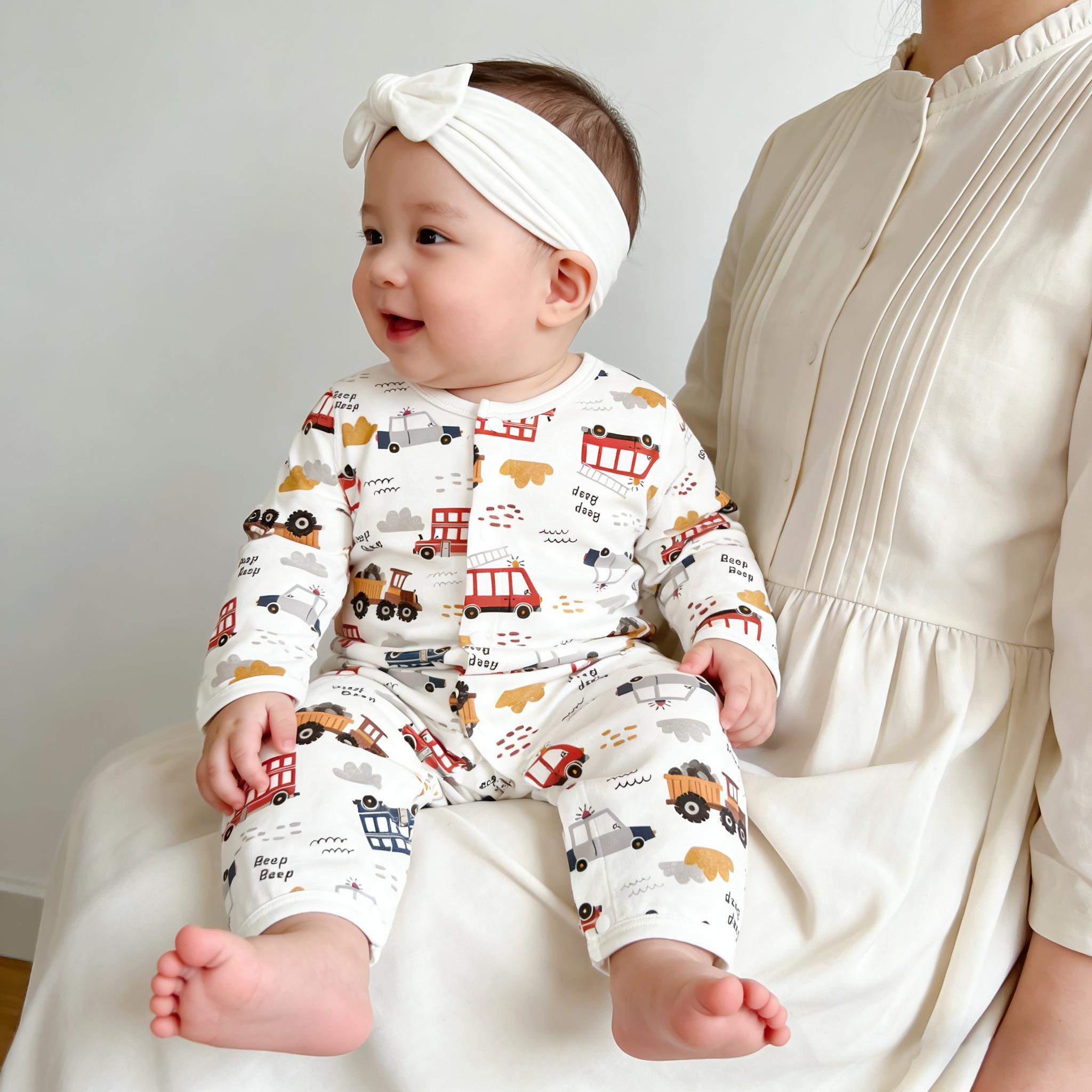 婴儿衣服夏季长袖连体衣纯棉婴幼儿春秋宝宝新生儿三岁小孩子流行
