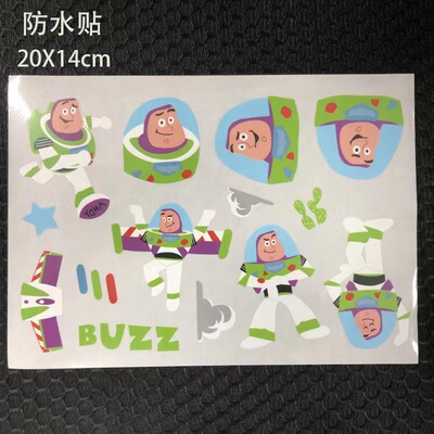 可爱卡通巴斯光年三眼仔贴纸