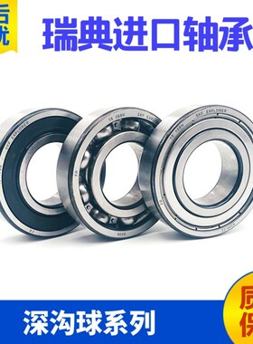斯凯孚SKF进口高速轴承 6403 6404 6405 6406 6407 6408 2Z 2RS1