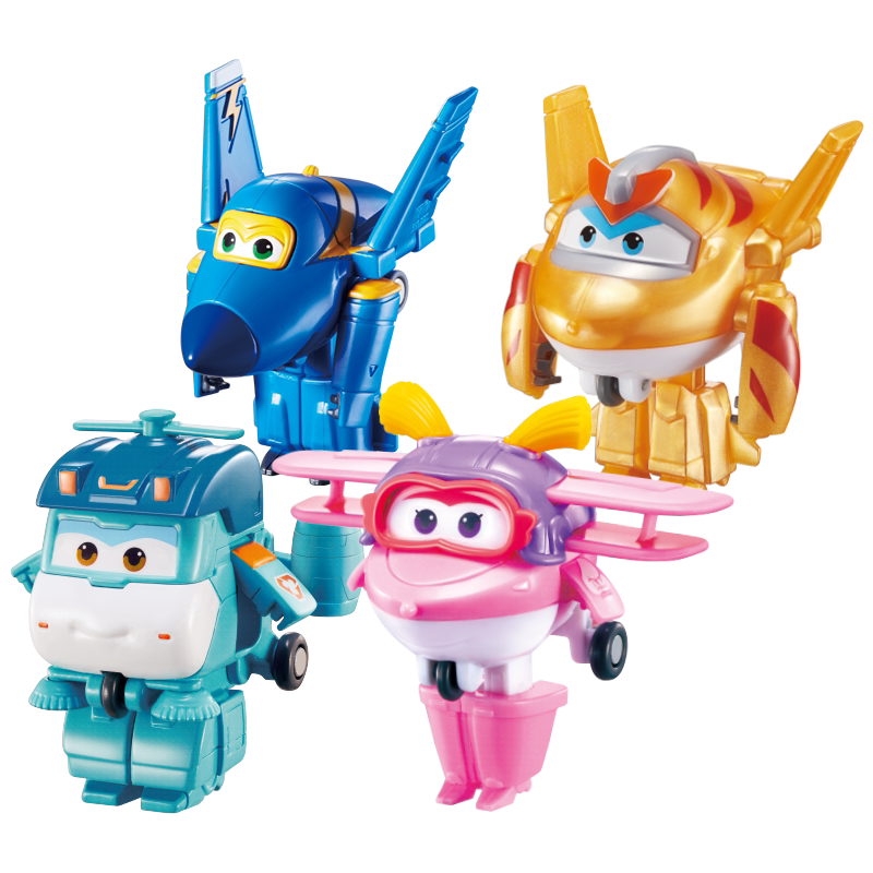 超级飞侠巧巧女小亮亮迷你变形机器人儿童益智玩具奥迪双钻正版男