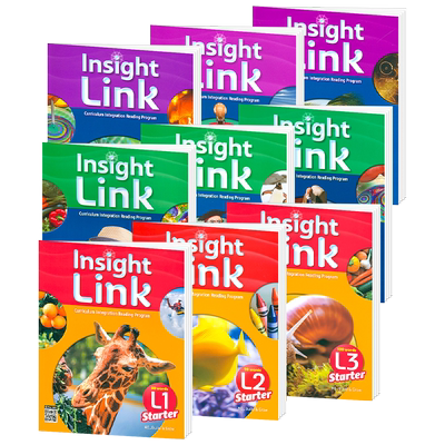 原版进口少儿青少年英语跨学科综合阅读 Insight  Link starter 1 2 3 4 5 6级 小学初中英语分级阅读课外书 STEAM蓝思阅读教材