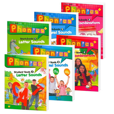 太空人点读版幼儿自然拼读教材