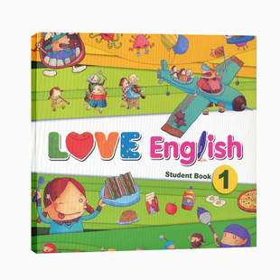 原版3-6岁台湾东西图书幼儿园英语教材love English 1-6托班小中大班 点读版幼儿儿童早教启蒙初学入门英语培训教材视频互动教学