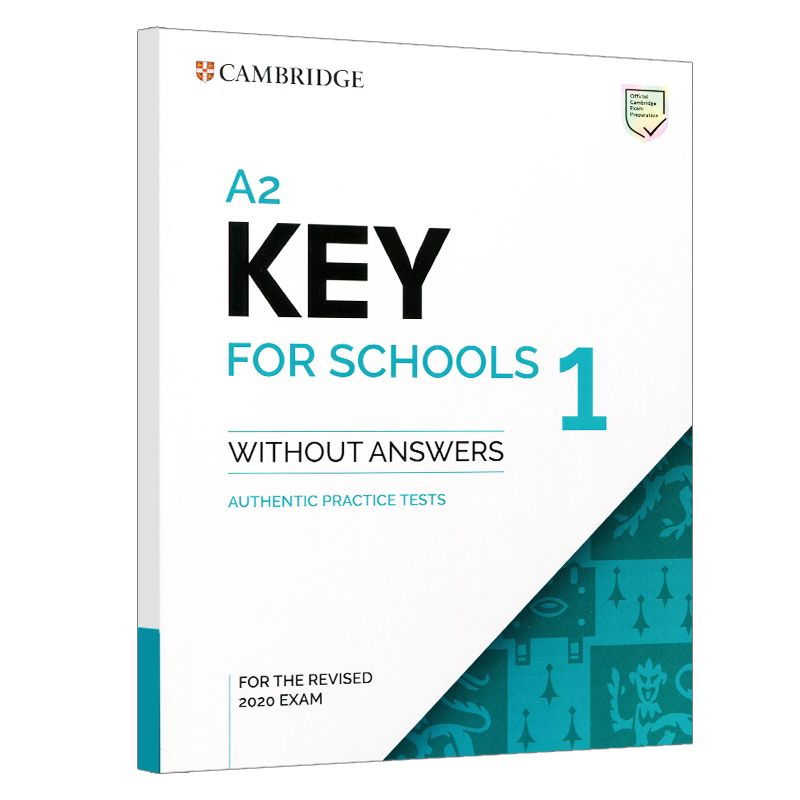 现货原版剑桥大学出版社2020年剑桥KET考试真题考纲校园版 A2 Key for school 1 for the Revised 2020 Exam student's Book无答案