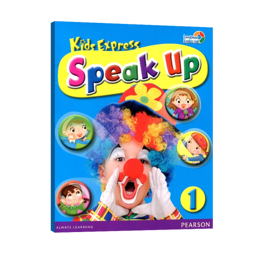 原版培生朗文kids express speak up1-2-3级别 学生用书 （不含APP) 少儿英语口语教材 寒暑假短期学习听说唱演教材 5-12岁推荐