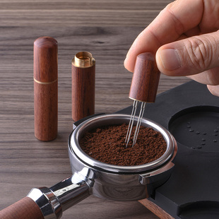 咖啡布粉针布粉器压粉器 摩卡壶咖啡粉搅拌结块打散器迷你散粉针