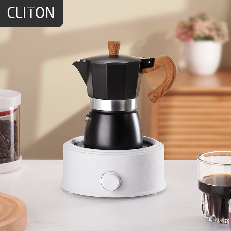 摩卡壶电热炉煮咖啡壶家用小型意式浓缩萃取咖啡机手冲咖啡套装