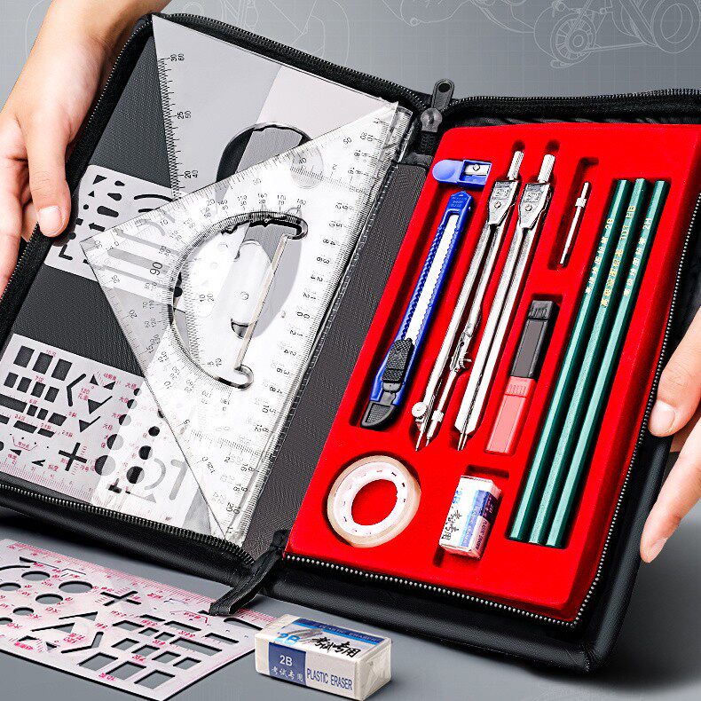 宇球绘图仪器套装实用全套尺工程图片