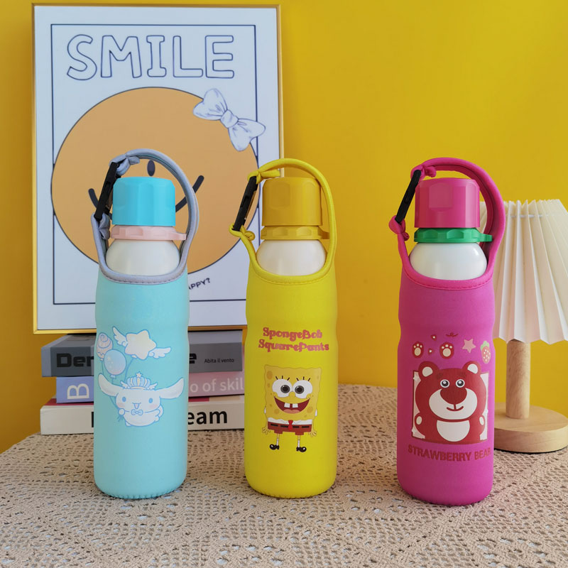 适用杯具熊运动保温杯套保护套