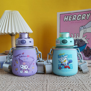 希乐大肚杯套小肚儿童水杯套保温杯套斜挎保护套600 700ml水壶套