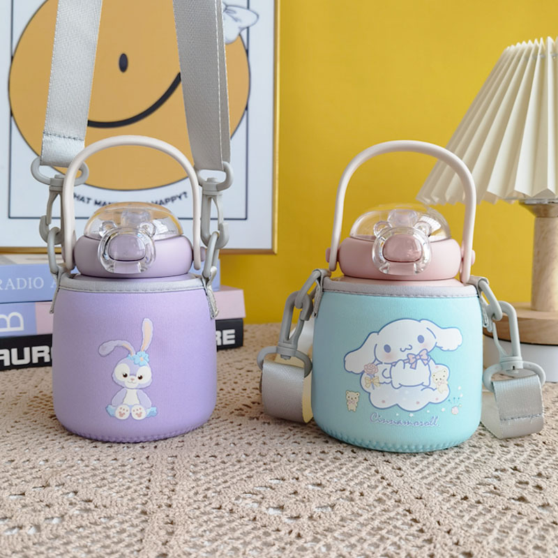 胖嘟嘟儿童保温杯套斜挎保护套