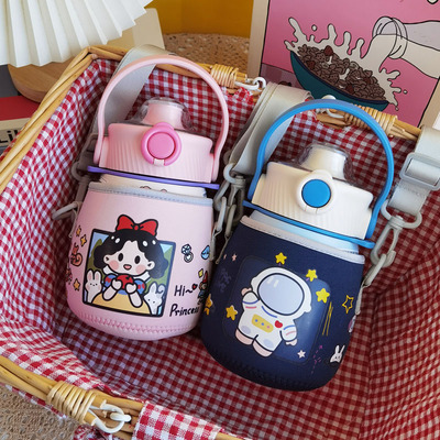 杯具熊大肚杯套水杯套斜挎通用