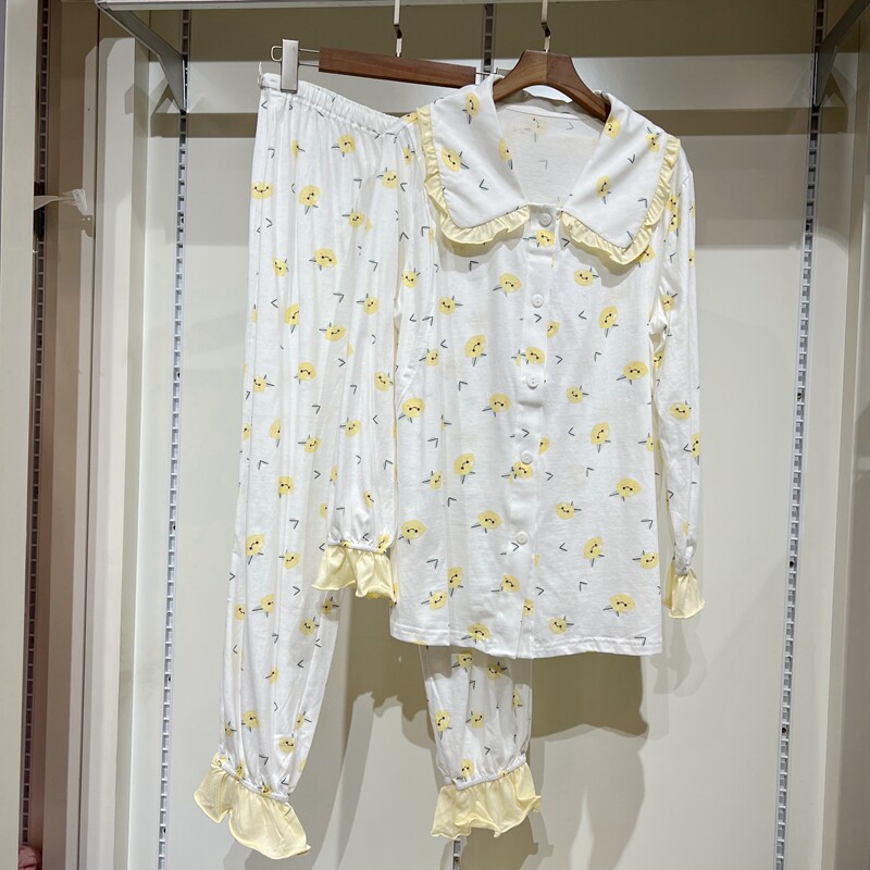 孕之彩春夏薄款纯棉哺乳月子服家居服孕妇睡衣套装喂奶YBT191229