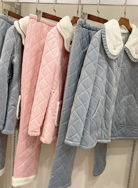 孕之彩冬款加厚月子服家居服
