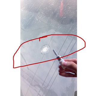 汽车挡风玻璃石子弹了个坑修复液裂纹还原剂裂缝修补神器无痕胶水