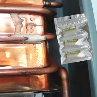 燃气热水器漏水修补胶水耐高温防火烧挂壁炉水箱燃烧室铜管补漏胶