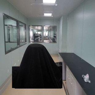 实验室专用防紫外线灯布100%不透光黑布防蓝光超净台杀菌挡布加厚