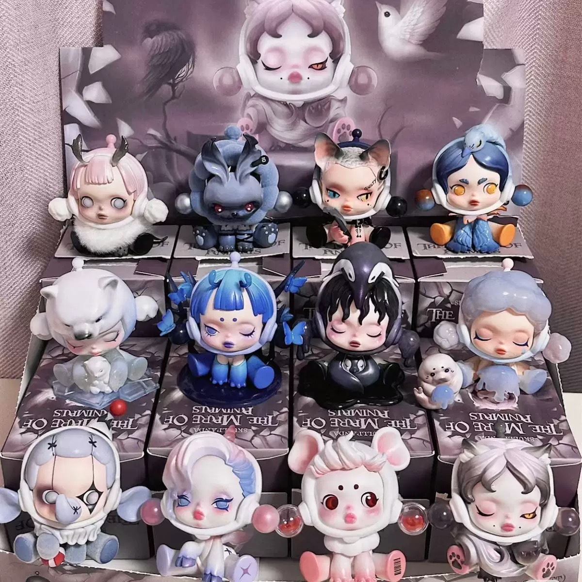 泡泡马特SKULLPANDA食梦动物盲盒