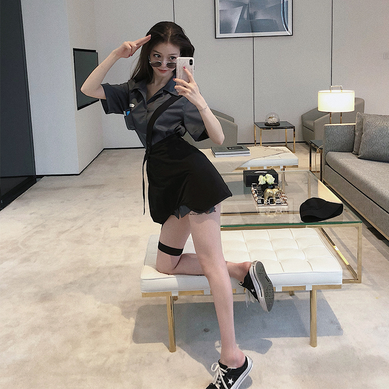 半裙熊熊屋超a斜背带腿环腰封