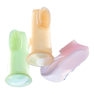 科巢宝宝指套牙刷0到3岁婴儿舌苔口腔清洁神器2幼儿6儿童硅胶软毛