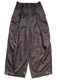 日系 高街阔腿宽肥 复古工装出口日单夏季纯棉薄料松紧腰男女长裤