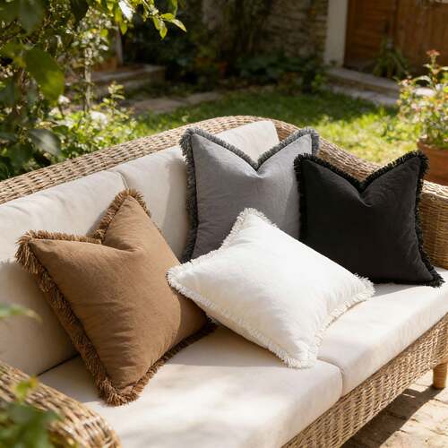 Casaluna 1-Piece Pillow Sham Linen-Blend OEKO-TEX Soft Feel