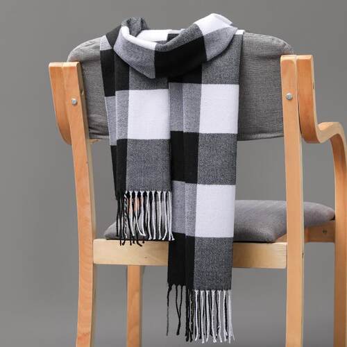 Winter Warmth Plaid Scarf Fashion Scarves for Men and Women