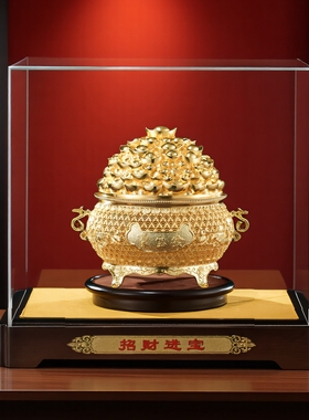 招财进宝铜聚宝盆招财聚财摆件