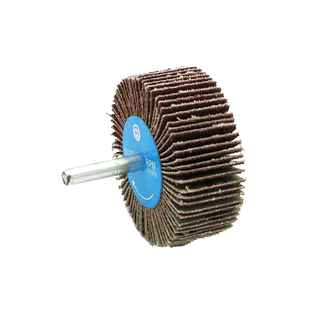 百叶轮磨头带柄叶轮打磨头金属电动电钻抛光页轮圆柱形砂布6mm柄