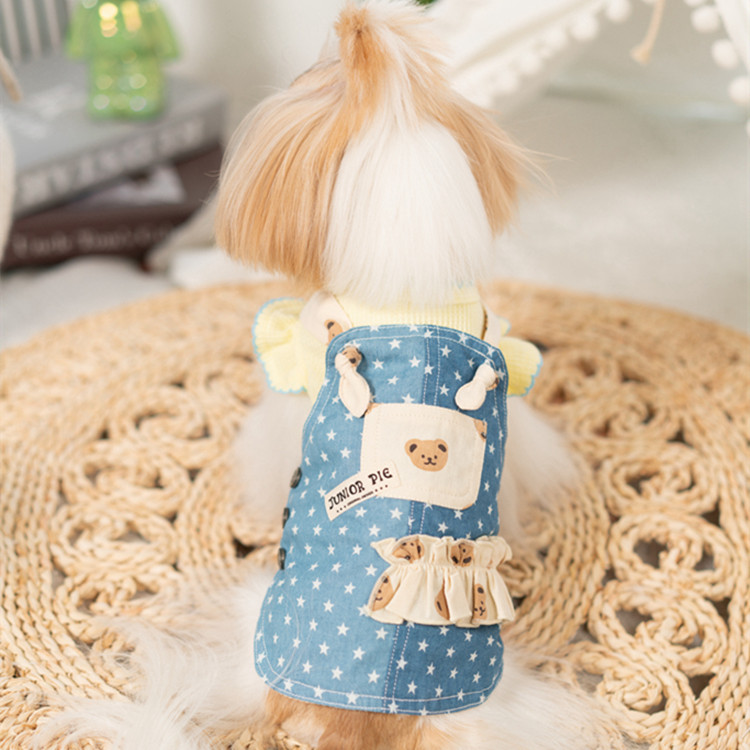 juniorpie宠物猫狗衣服背带裙