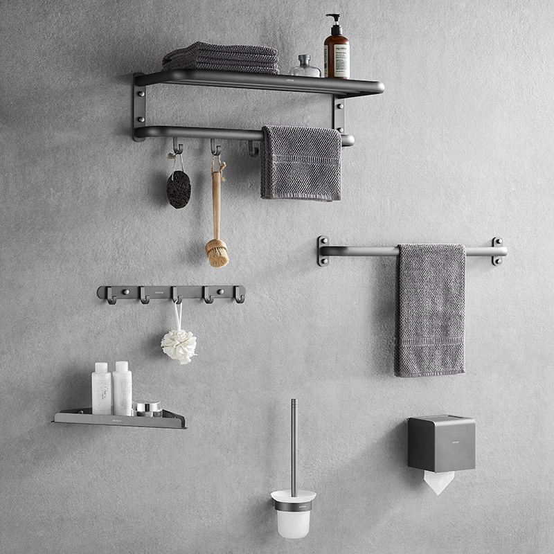 箭牌换购太空铝六件套马桶伴侣