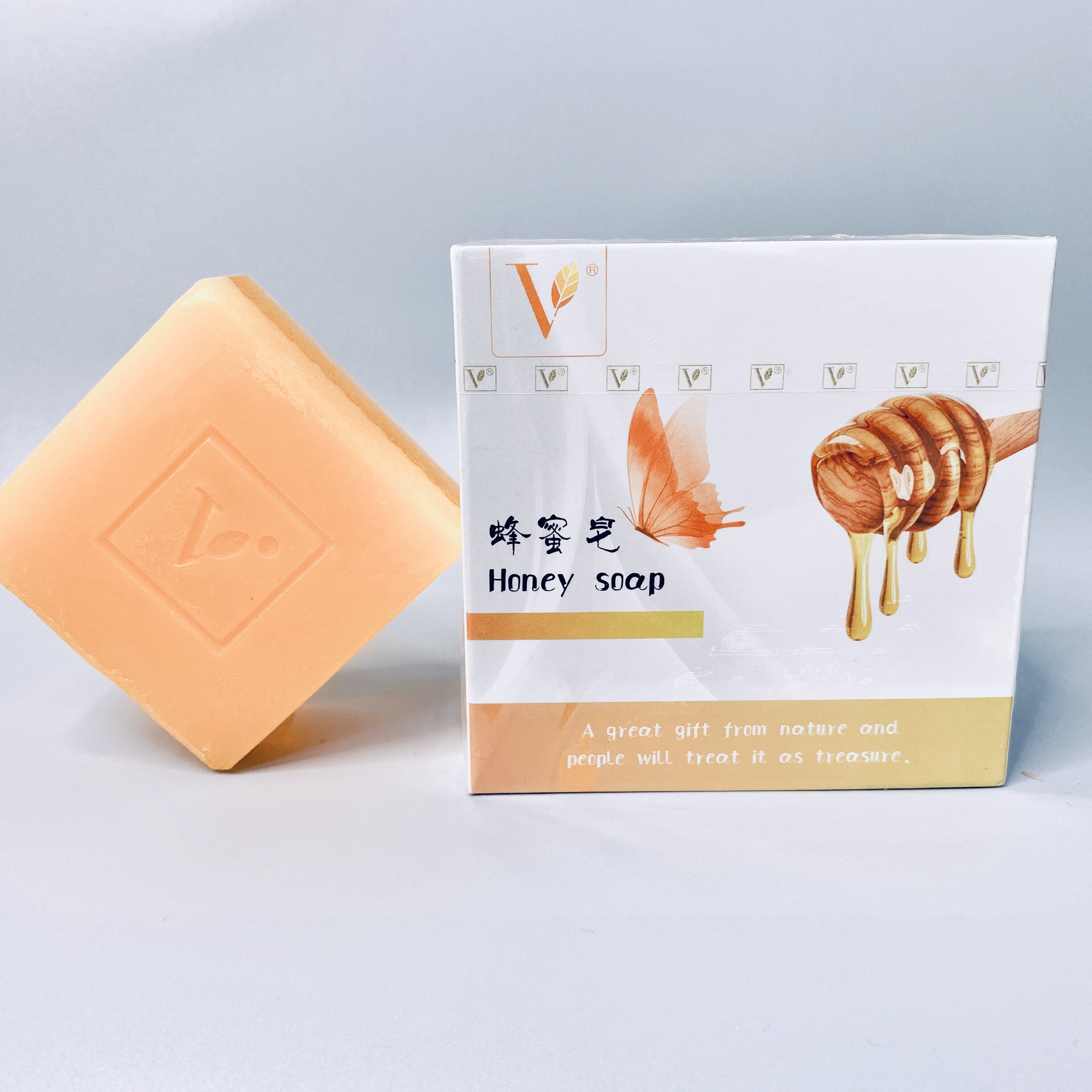 vjt小V皂蜂蜜皂补水保湿滋养肌肤洁面皂沐浴皂