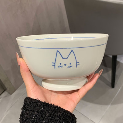 可爱卡通陶瓷碗家用饭碗拉面汤碗