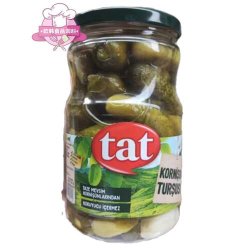 TAT塔特醋渍黄瓜青瓜蔬菜泡菜 pickled cucumber 680g土耳其进口
