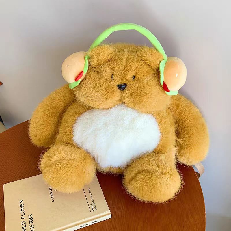 可爱女童毛绒玩具小熊公仔玩偶