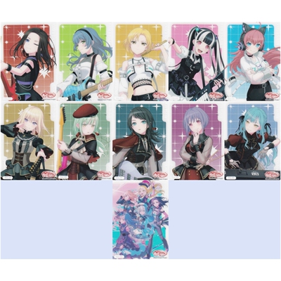 武士道塑料透明收集卡 BanG Dream! 10th Anniversary vol.2(2)