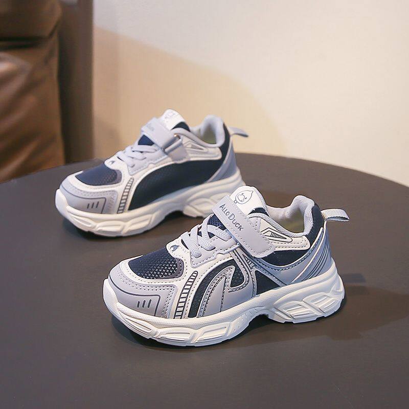 男童鞋子2026春季新款时尚网红爆款女童运动鞋软底轻便儿童跑步鞋