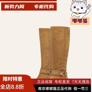 KISSCAT接吻猫2025冬季 西部牛仔靴美拉德骑士靴女长靴KA65726