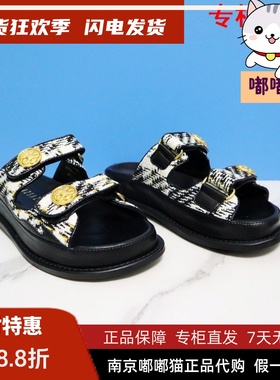 断码清仓ZSAZSAZSU/莎莎苏正品夏休闲魔术贴露趾凉鞋ZA32285-42