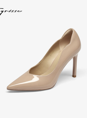 Tigrisso蹀愫2026春蝶愫细跟尖头高跟鞋通勤气质女单鞋T76101A-01