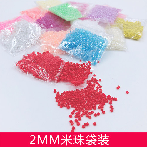 diy发簪手工小米珠热缩片