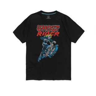 2020春季新款半袖纯棉短袖T恤男女潮骷髅恶灵骑士战警Ghost Rider