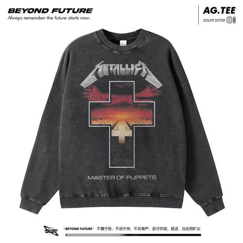 AG.TEE美式复古金属卫衣