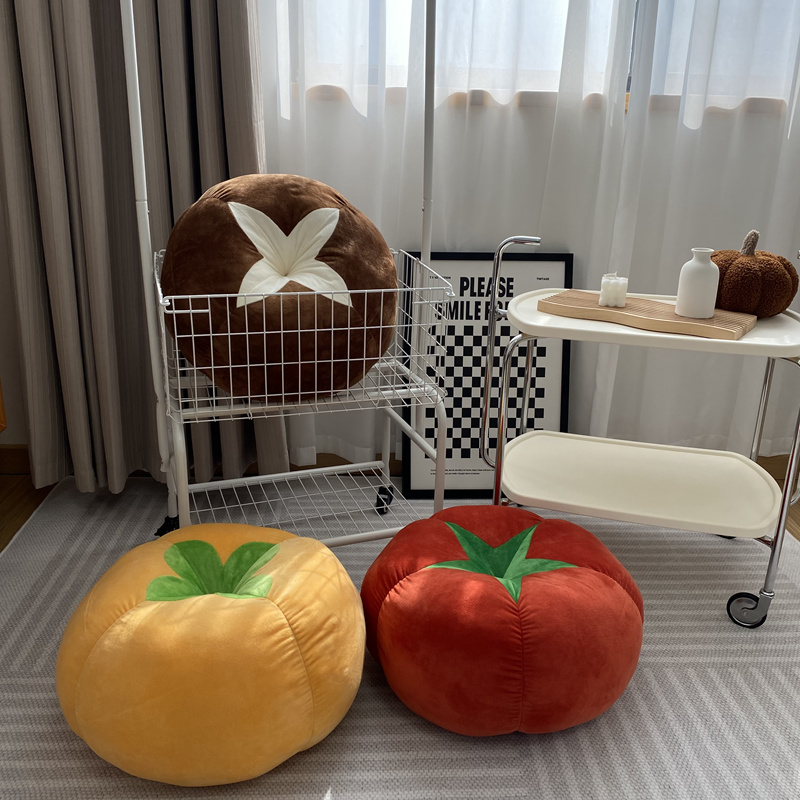 简约ins风仿真蔬菜靠垫抱枕沙发客厅飘窗床头靠枕头装饰网红轻奢
