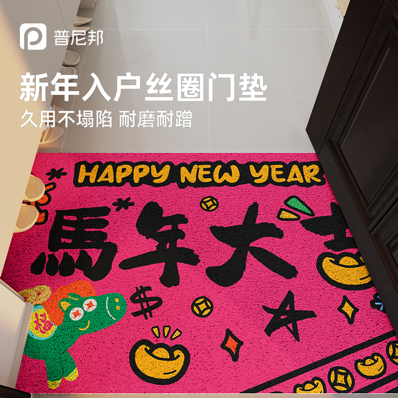 入户门地垫2025新款高级感丝圈