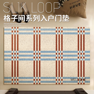 简约地垫入户门垫进门口玄关脚垫pvc可擦免洗新款 地毯高级感耐脏